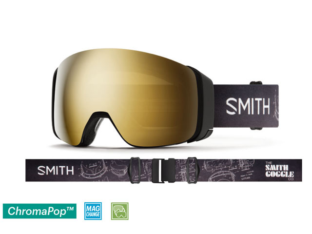 20-21 SMITH 4D MAG Asian fit Early Goggle【スミス フォーディーマグ ゴーグル】