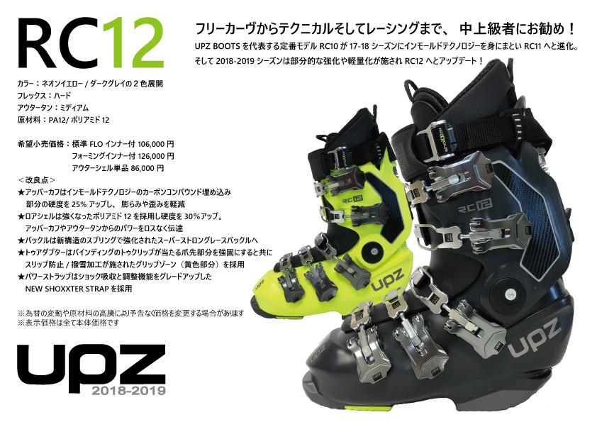 UPZ RC12 「シェル単品」グレー サイズ：299mm